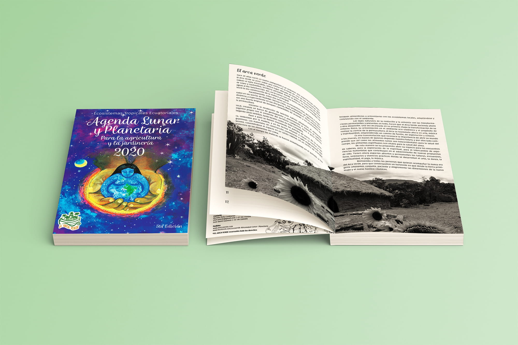 Agenda libro: Diseño, dirección de arte e ilustración